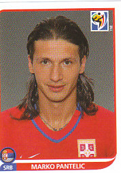 Marko Pantelic Serbia samolepka Panini World Cup 2010 #311